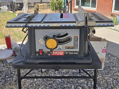 Ryobi 10" Table Saw - Powerful Portable Saw for Woodworking Projects
