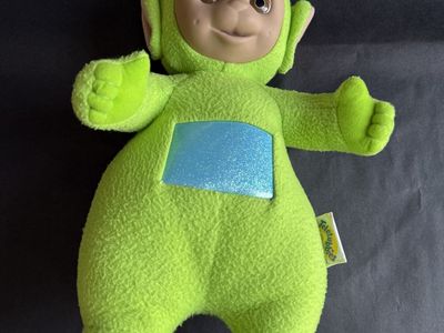 Vintage 1998 Playskool Teletubbies TALKING Dipsy Plush C-015B WORKS! 🟢