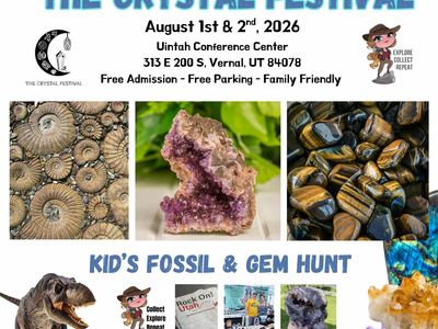 Crystal Festival - A Rock, Mineral, Gem, & Crystal Show with Fossils!