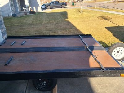 8x10 Title Deck Snowmobile Trailer