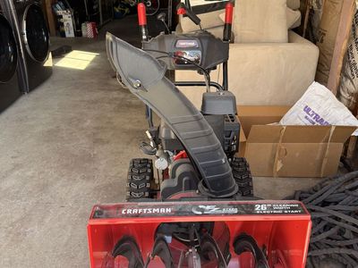 Craftsman 26" Snowblower – Electric Start, Lightly Used