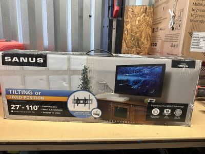 SANUS VMPL3b Black Dual Purpose Wall Mount