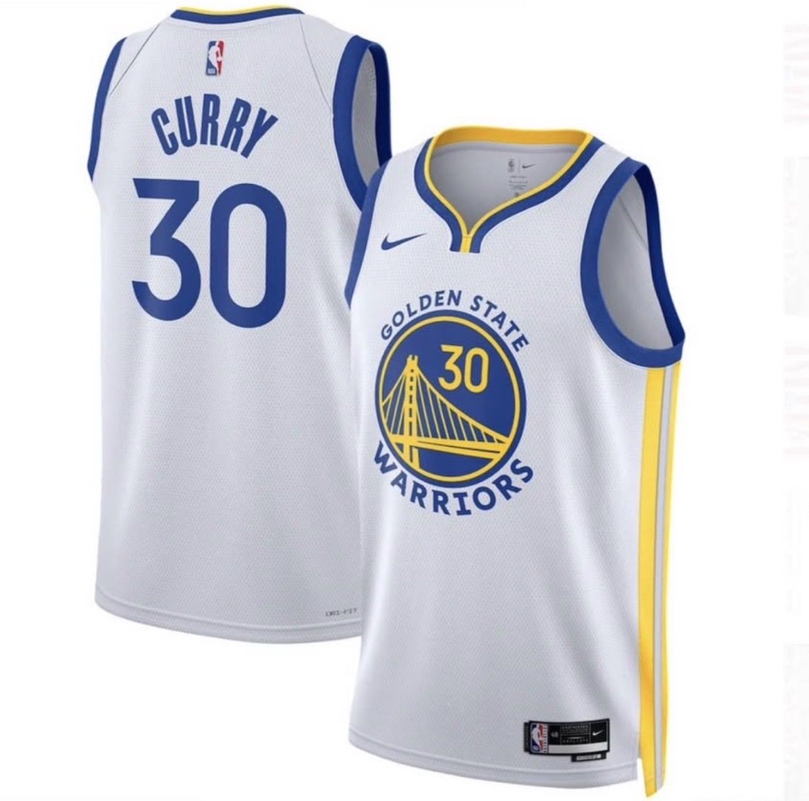 Stephen Curry #30 | S, XL, XXL | Golden State Warriors | White Jersey - Association Edition | MOJ002