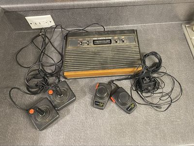 Atari console set