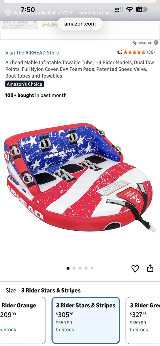 Super Mable Tube 3 Person