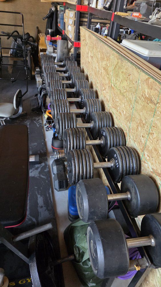 Pro style dumbells