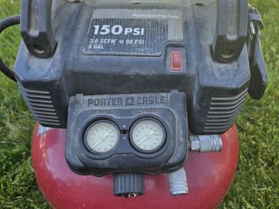 Porter-Cable 150 PSI 6 Gallon Pancake Air Compressor - Maintenance-Free Pump