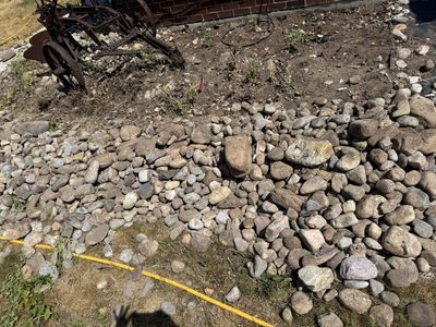 Large landscape river rocks