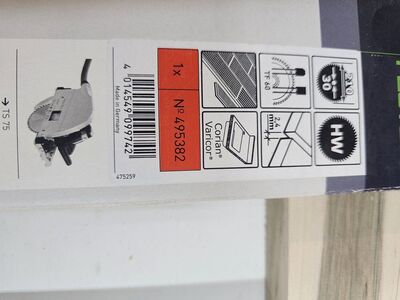 FESTOOL TS 75 FINE TOOTH (60) SAWBLADE