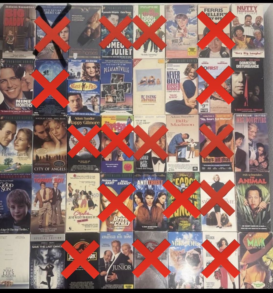 Lot of 30+ Vintage VHS Tapes: Rom-Coms, Action, Classics: $5 each
