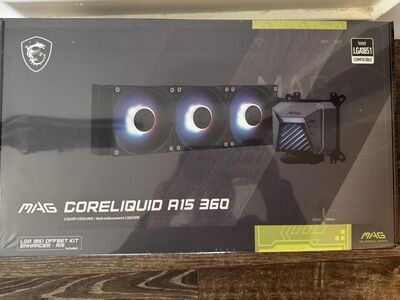 MSI MAG Coreliquid A15 360 Black- AIO ARGB