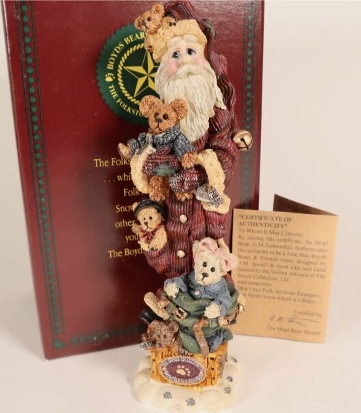Boyd's folkstone collection Christmas Santa decor