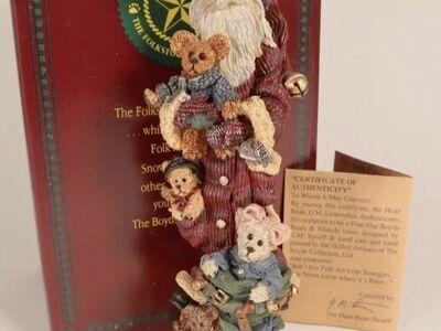 Boyd's folkstone collection Christmas Santa decor