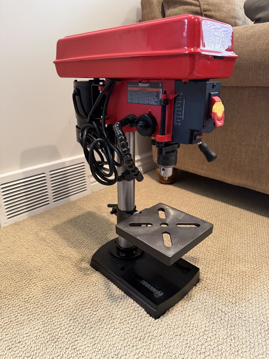 Drill Press Bench – Brand New!!! Light 5-Speed 8-inch Bauer
