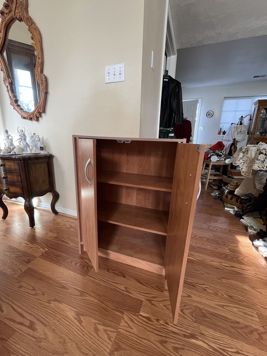 Wood Storage Cabinet