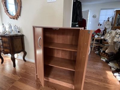 Wood Storage Cabinet