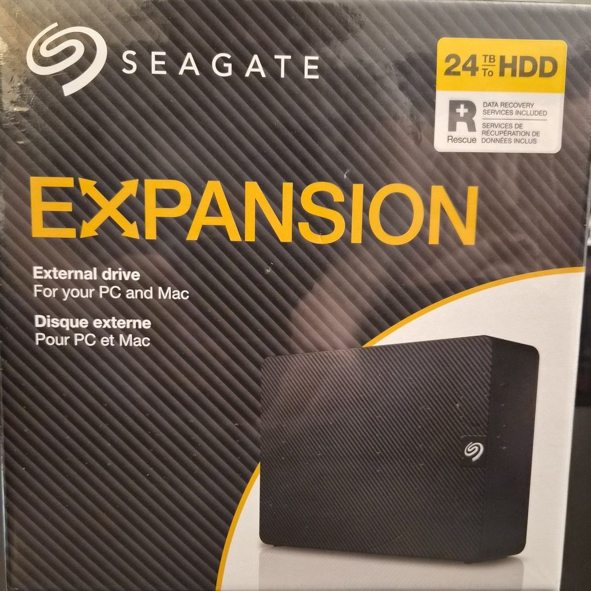 Seagate 24TB HDD - External Expansion