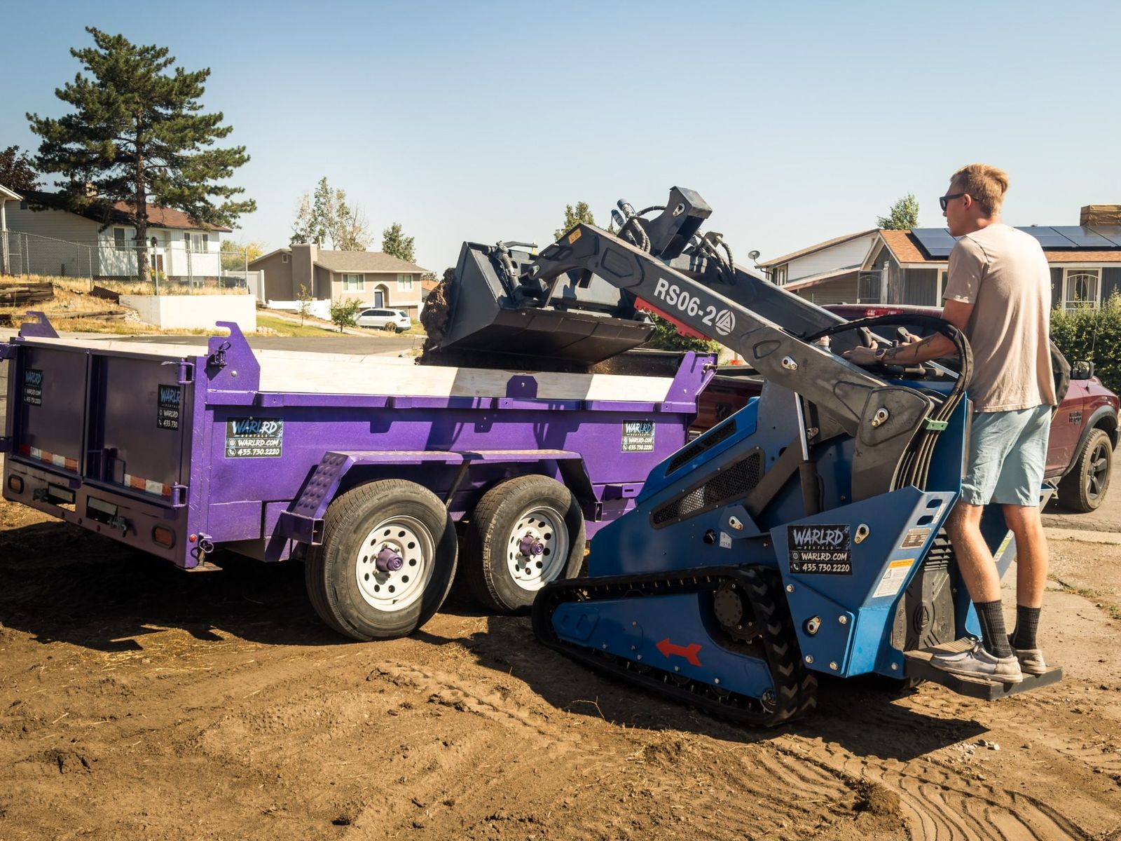 Mini Skid Steer Rental | 1750 LB Lift | 45” Wide | Dingo | Mini Track Loader