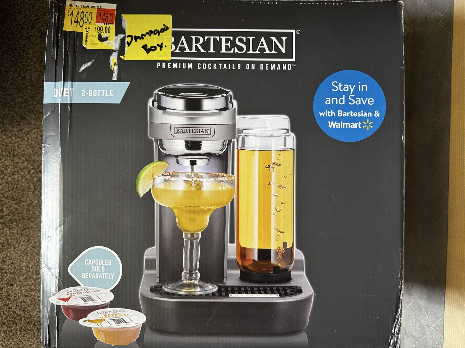 Bartesian Duet 2-Bottle Premium Cocktail Maker Machine $70 OBO