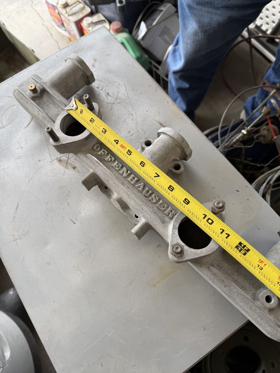 Chevy Inline 6 Dual Carb intake Manifold