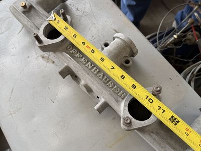 Chevy Inline 6 Dual Carb intake Manifold