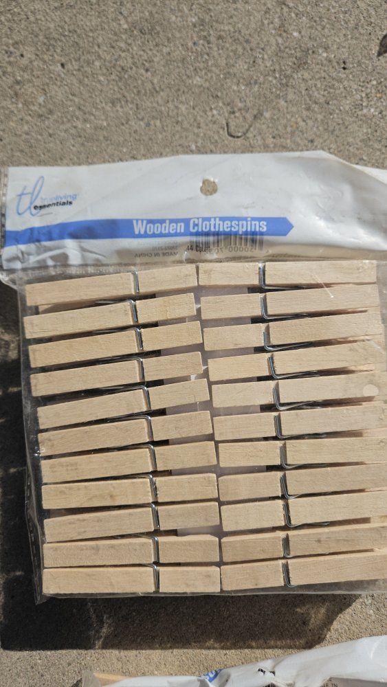 wooden clothes PINS