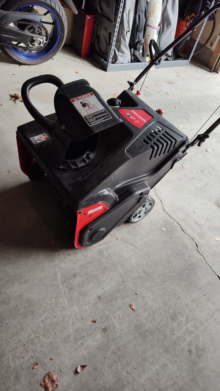 CRAFTSMAN SB210 21.0-in Single-stage 123-cc Push with auger assistance Gas Snow Blower
