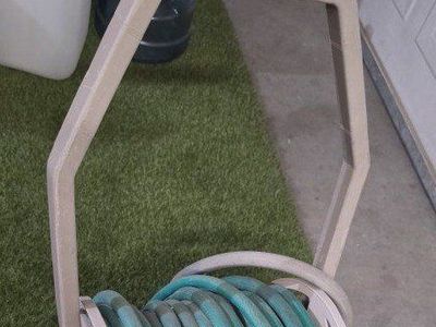 Suncast Portable Hose Reel with Green Garden Hose - Durable & Convenient for Yard Work