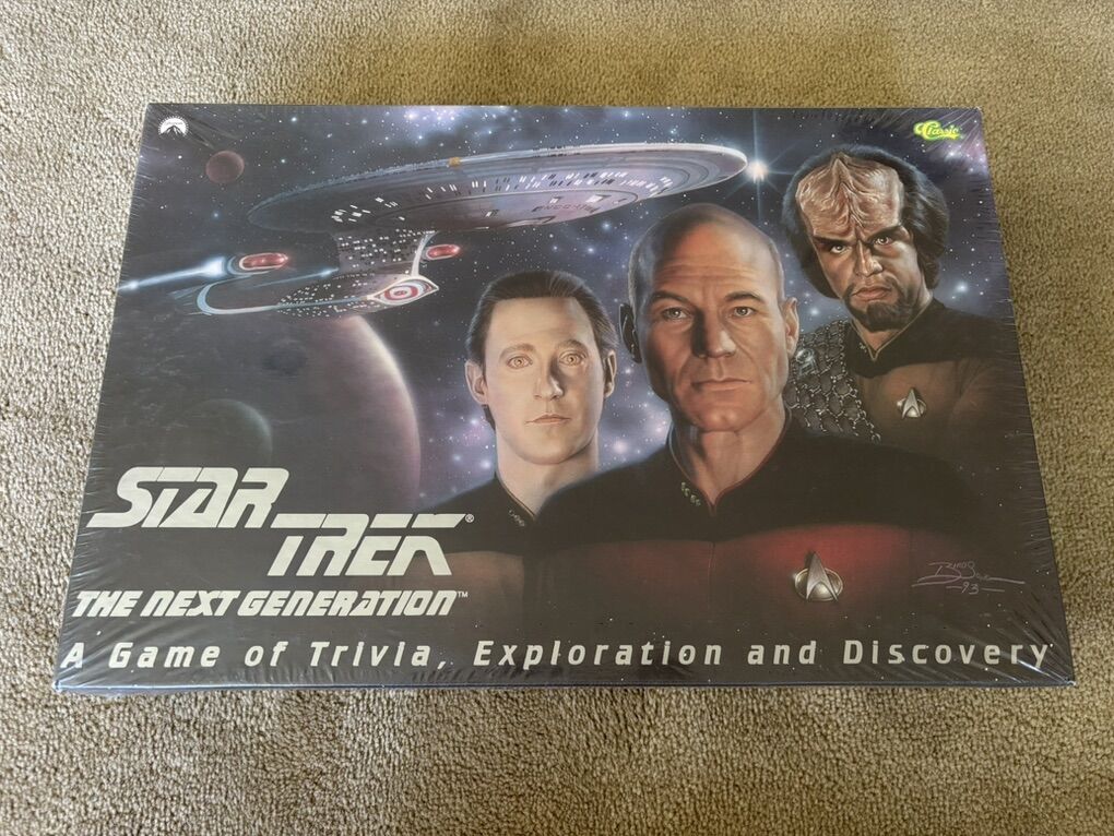 NEW 1993 Star Trek The Next Generation Board Game