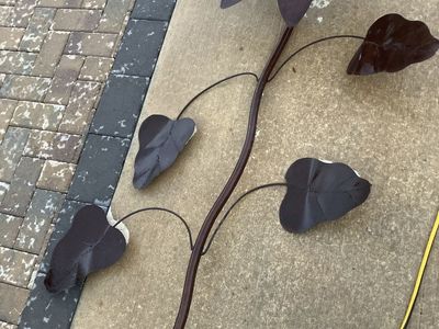 Large Metal Sunflower Garden Stake Yard Art Sculpture