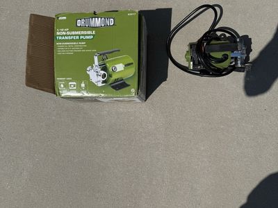 Drummond 1/10 HP Non-Submersible Transfer Pump (63317)