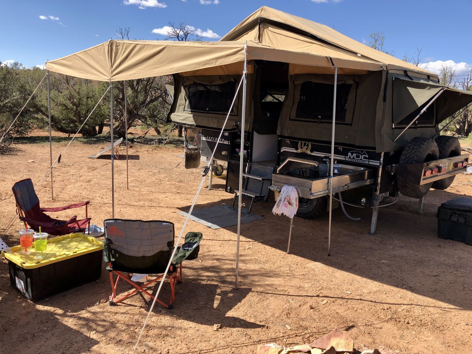 Ultimate Spring Camper Trailer - Australian MDC Explorer Forward Fold