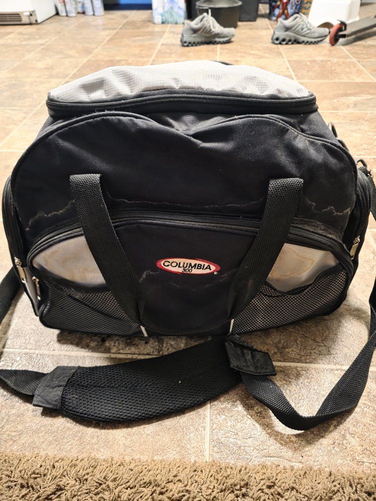 Columbia 300 Single Bowling Ball Bag - Black & Grey