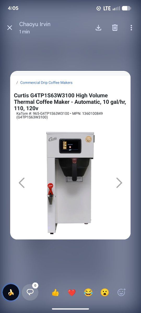 industrial coffee maker