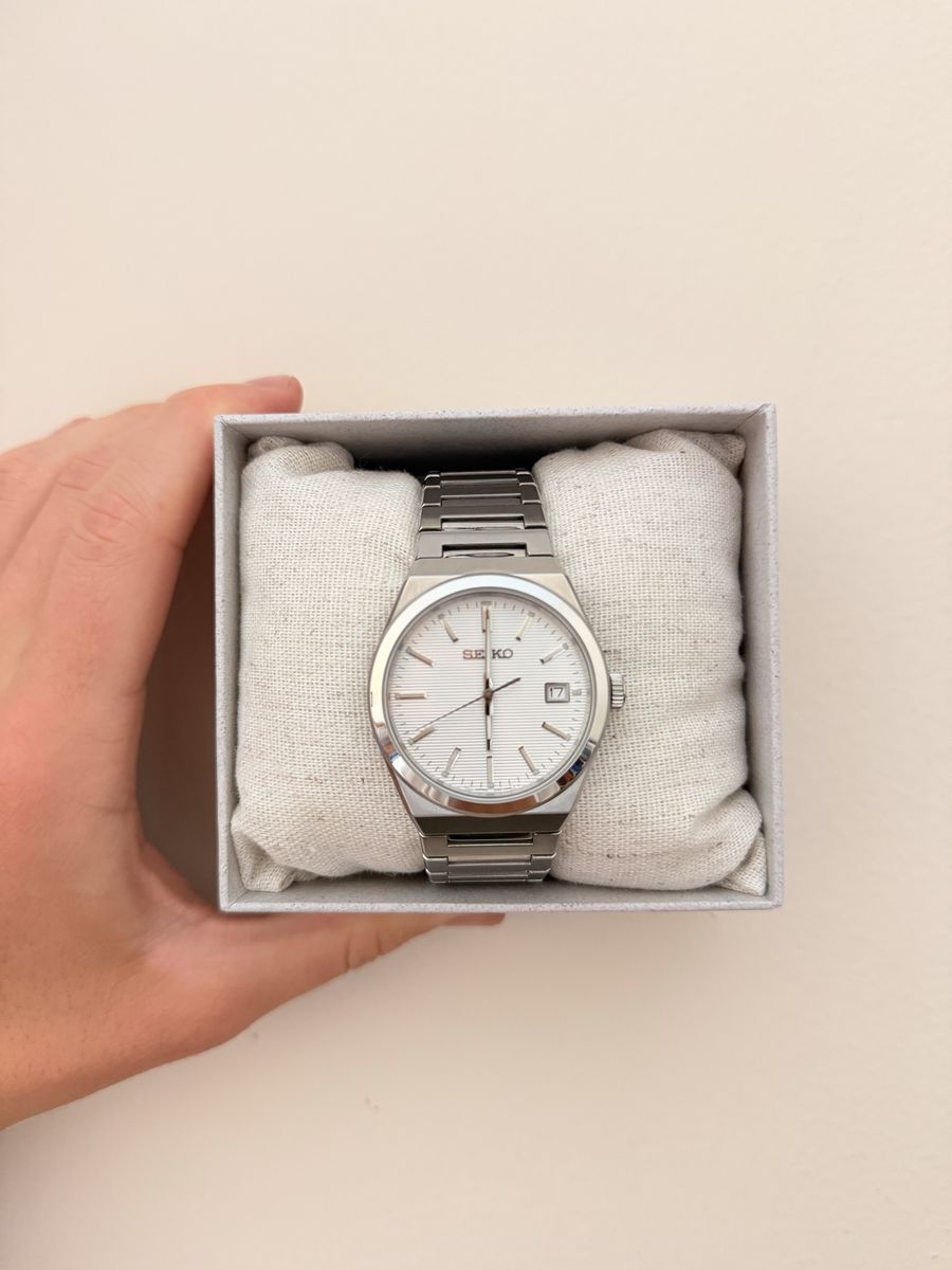 Seiko Classic Silver Dial Quartz 38.5mm