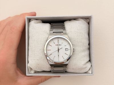 Seiko Classic Silver Dial Quartz 38.5mm