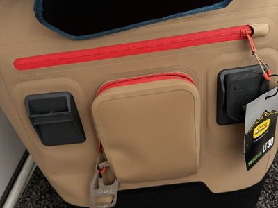 OtterBox Trooper LT 30 Soft Cooler Backpack Tan Teal 30 Quarter
