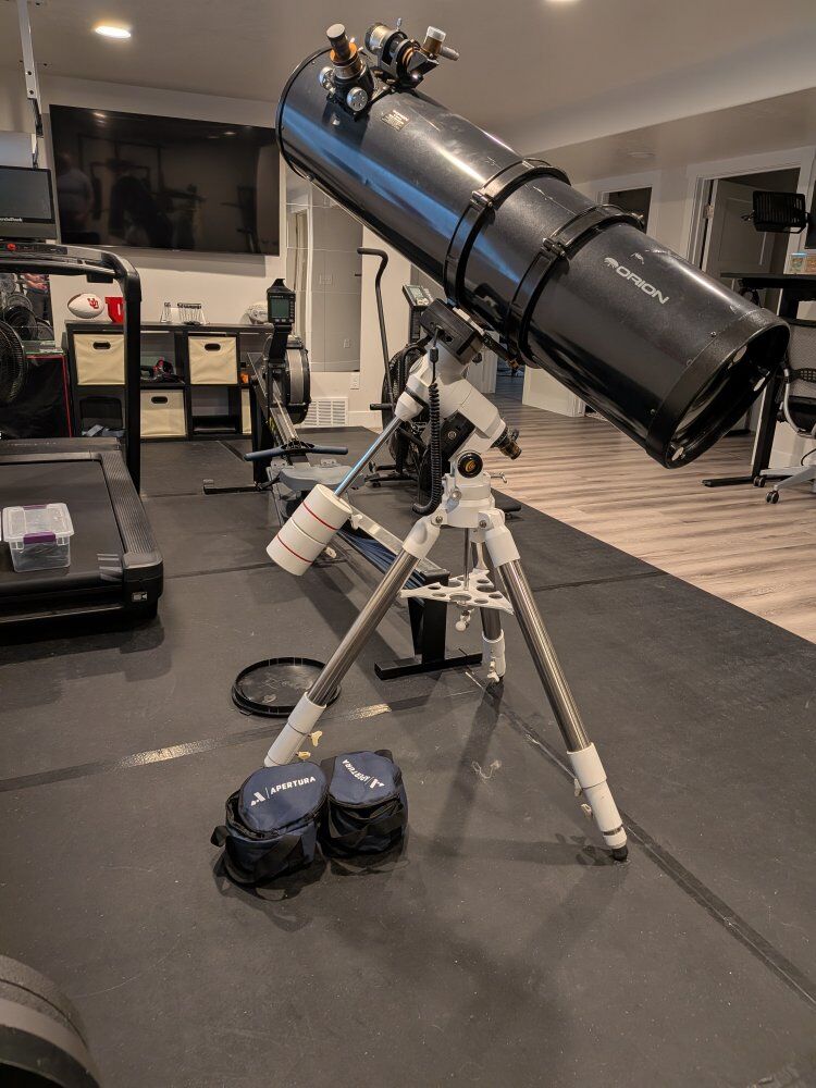 Orion 10 inch telescope, Bresser GOTO mount