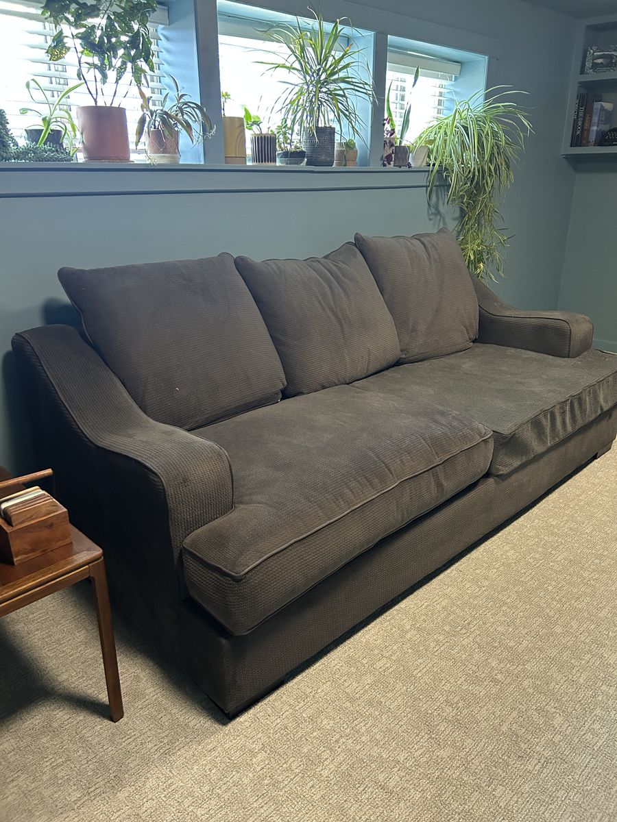 RC Willey Spartan Grey Sofa