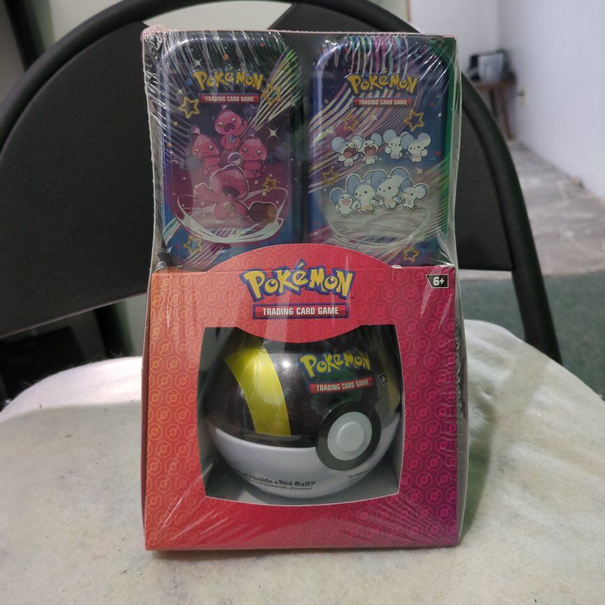 unopened TCG poke ball tin pack