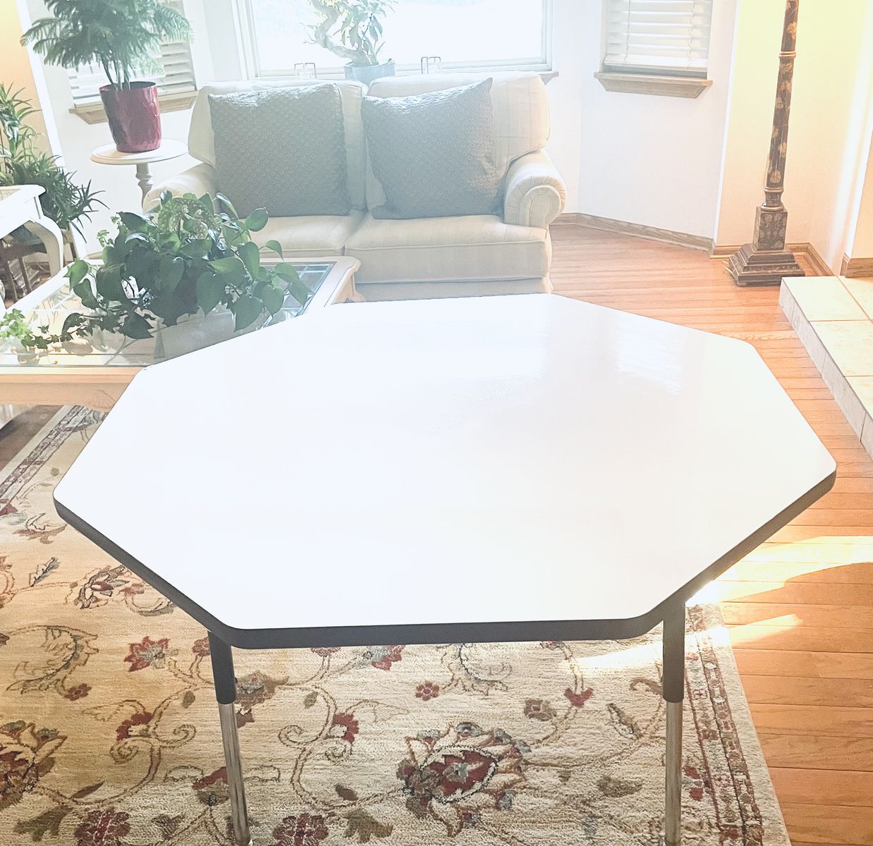 Dry erase/markerboard activity table