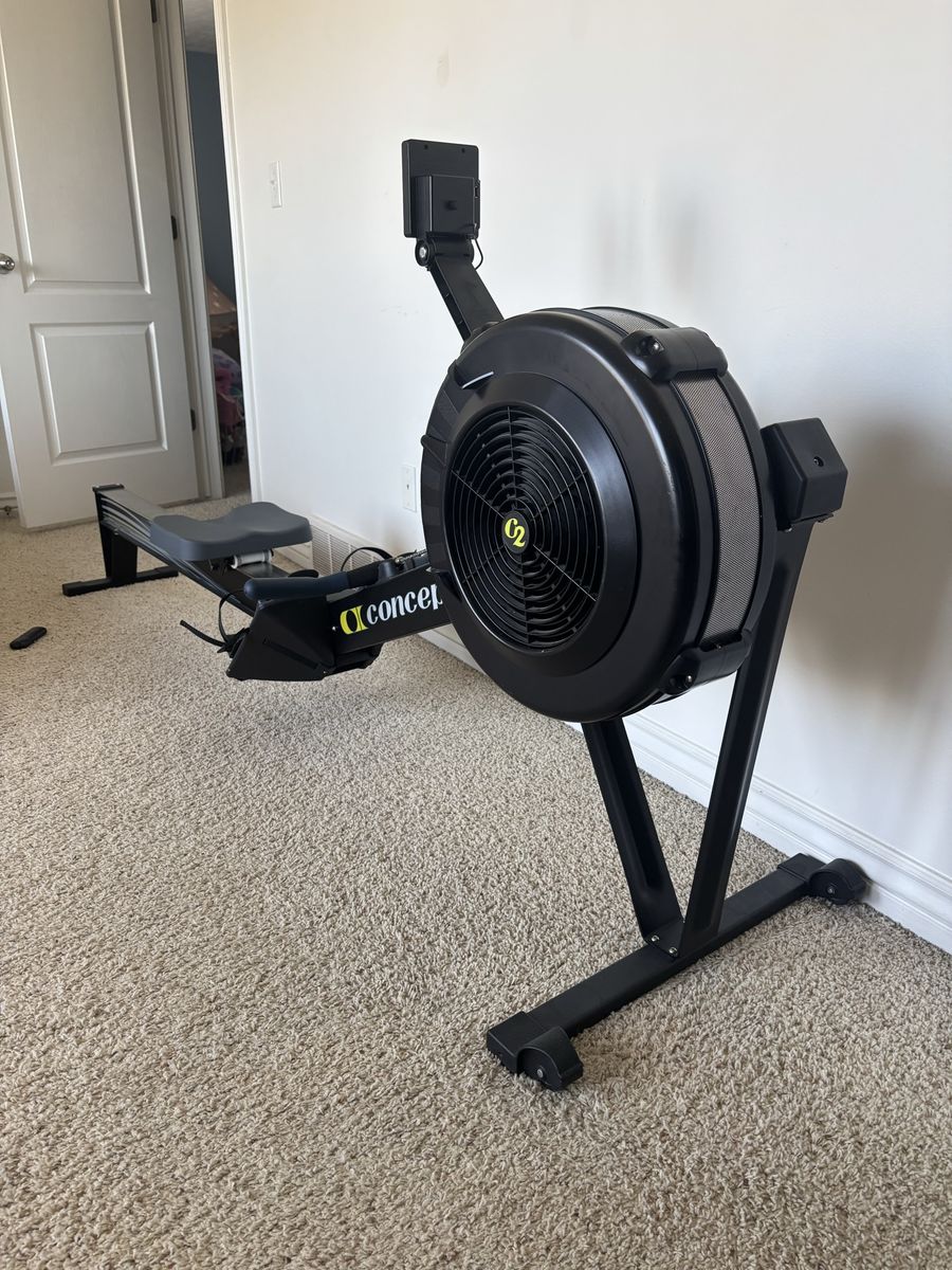 Concept2 Model D Rower Indoor Rowing Machine PM5 Monitor only 35k meters!