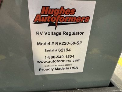 Hughes Autoformers RV Voltage Regulator / Booster Model RV220-50-SP