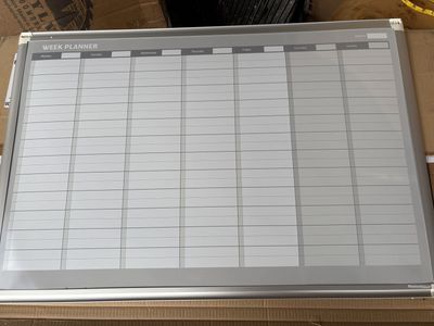 Master Vision Dry Erase Weekly Planner Board