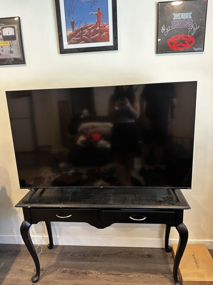 TCL Smart TV - 55 inch, Black, with HDMI & Ethernet Ports