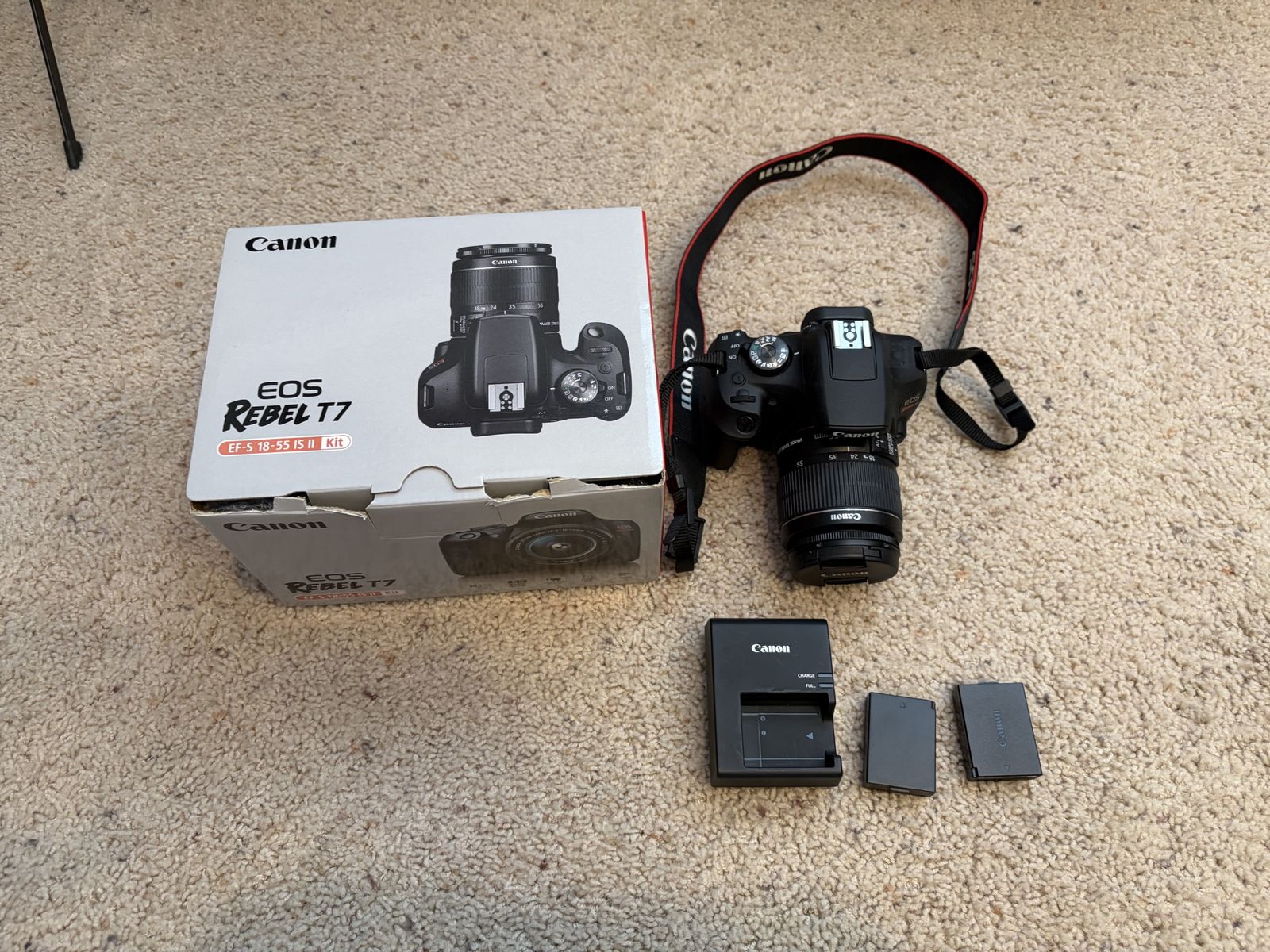 Canon EOS Rebel T7 DSLR Camera
