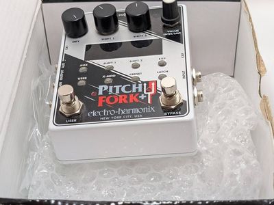 Electro Harmonix EHX Pitch Fork+ Plus Pitch shifter/harmonizer pedal