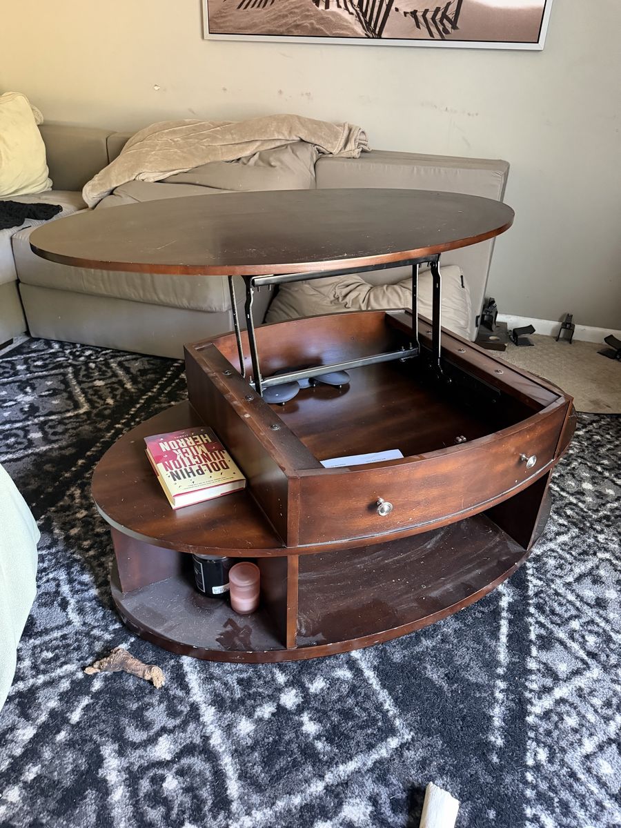 Lift-Top Coffee Table