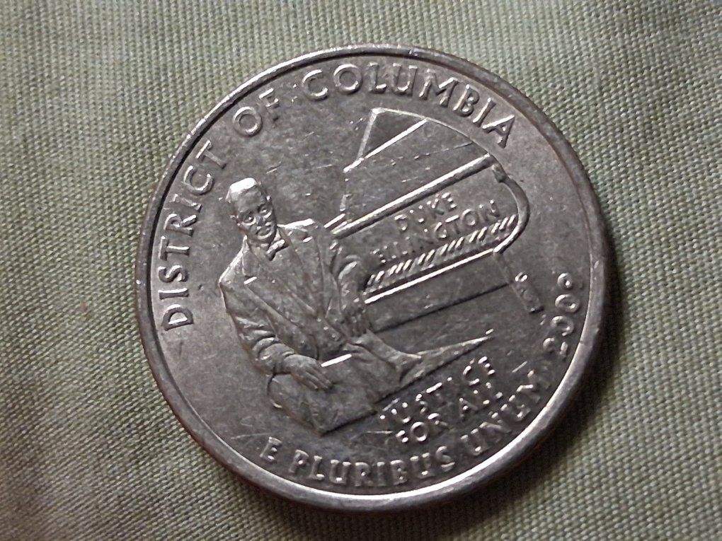 2009 District of Columbia Duke Ellington Quarter - Uncirculated (D mint mark)