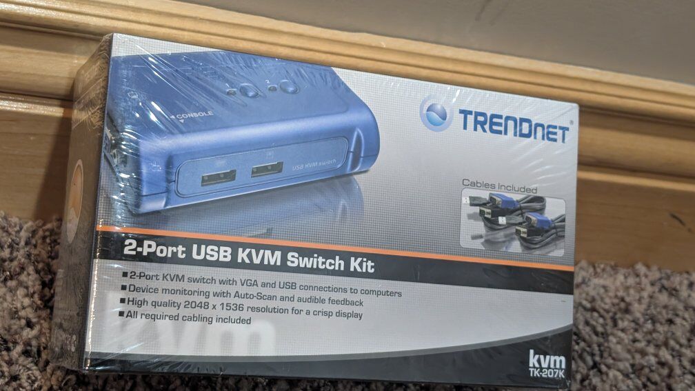 Trendnet 2 port USB KVM TK-207k
